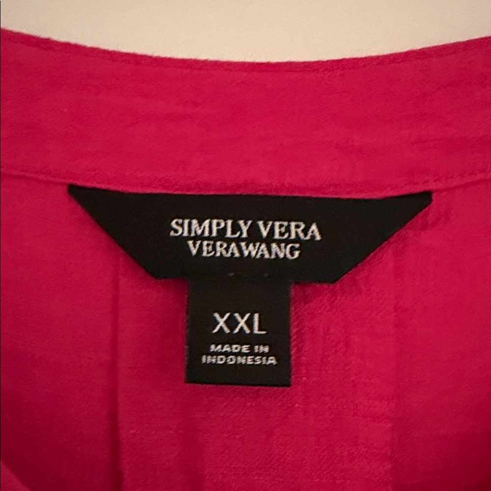 Simply Vera Vera Wang V-Neck Short Sleeve Tops - Picture 7 of 10